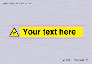 Custom Figure Slipping Sign